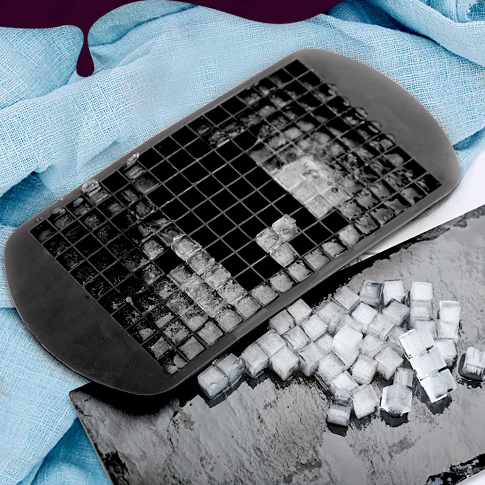 

160 сетки подноса кубика льда силикона фрукты форма для льда «сделай сам», корзина для цветов, креативный маленький форма кубика льда квадрат...