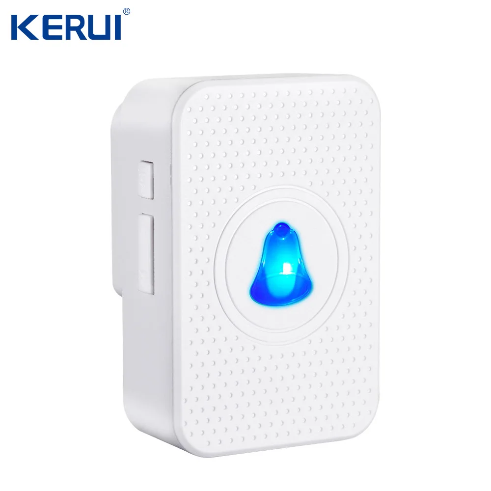 KERUI 2.0MP 1080P домофон приложение Tuya видео дверной звонок беспроводная камера безопасности двухстороннее аудио ночное видение дверной звонок Домофон - Цвет: Синий