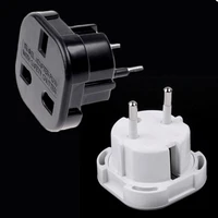 1pcs uk to eu europe european universal travel charger adapter plug converter 2 pin wall plug socket