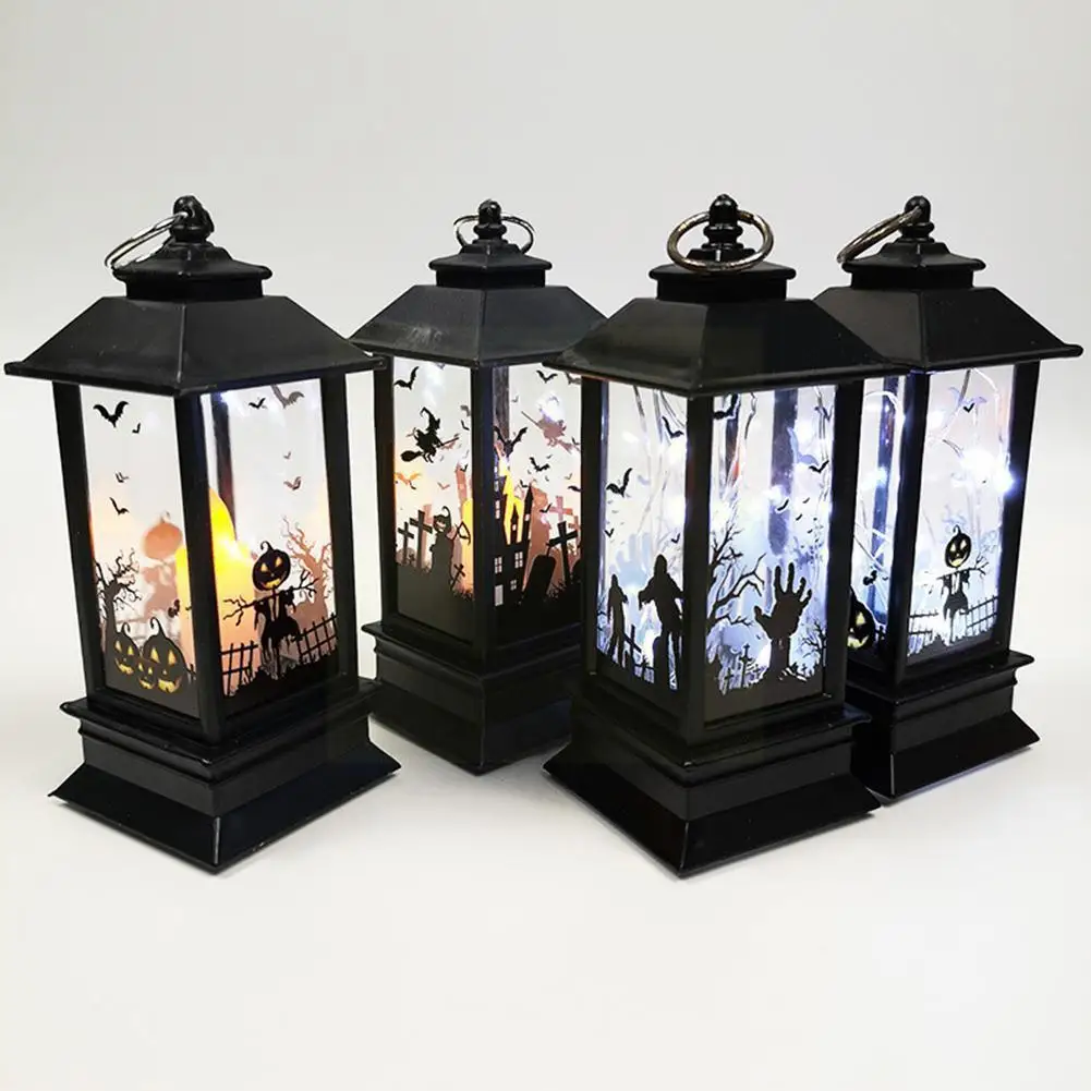 

Halloween Lantern Led Electronic Candle Light Halloween Decor Prop Decoration Lights Party Holiday Home Creative Halloween E9T9