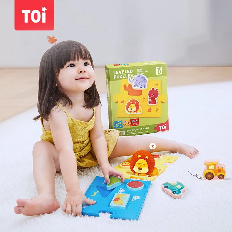 

TOI 0 Level Enlightenment Puzzle Over 1 Theme Jigsaw Baby Advanced Cognitive Toys Children Educational Early Education Puzzles