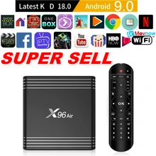 ТВ приставка TTVBOX X96 Air 8K Android 9 0 Smart TV Box 4 Гб 64 четырехъядерный