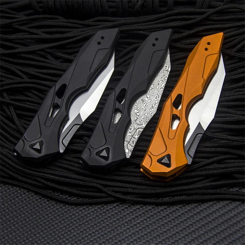 

3 Style Kershaw 7650 Folding Knife Tactical Survival CPM-154/ Damascus Blade Camping Outdoor Pocket EDC Tools Aluminum Handle