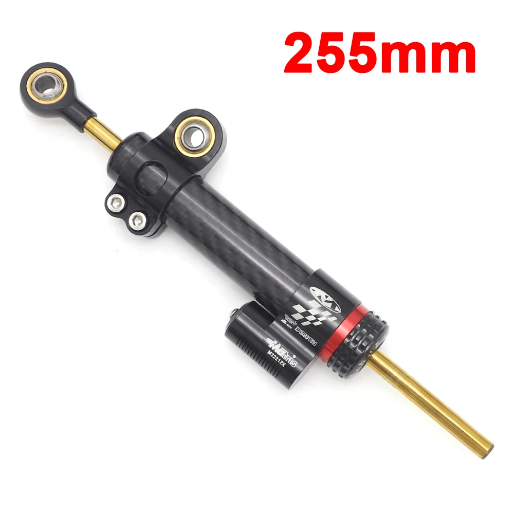 

345 мм 255 мм универсальный регулируемый стабилизатор рулевого управления для мотоцикла Yamaha MT10 MT-07 MT09 ZX6R YZF R6 CBR650R CB1000R