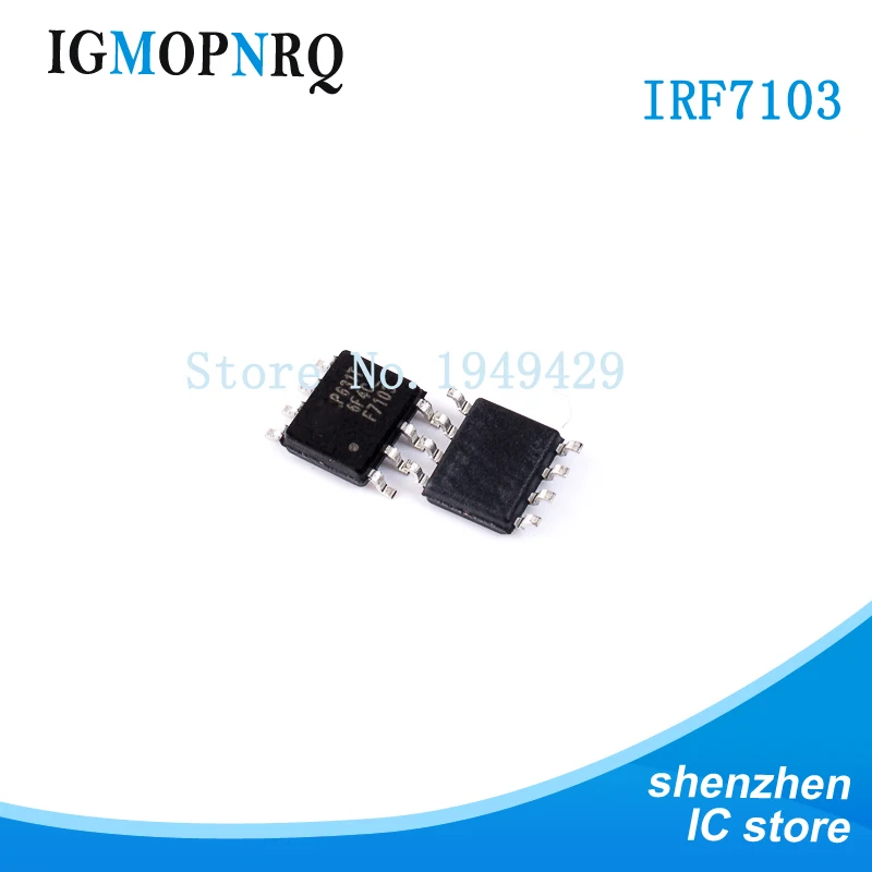 10 шт. IRF7103TRPBF SOP8 IRF7103TR IRF7103 F7103 MOSFET mosfft DUAL NCh 50V 3.0A Новый оригинал | Электронные