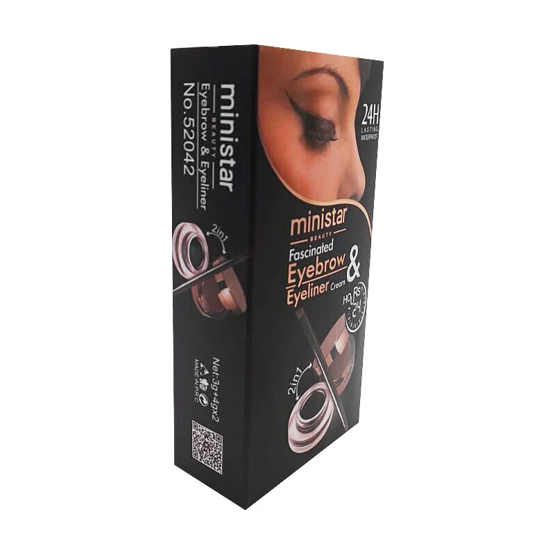 Двухцветные тени для век Крем увеличения глаз твердый макияж Maquiagem Paleta De Sombra