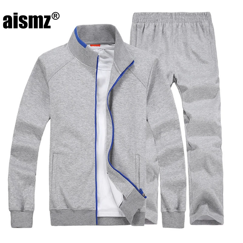 Aismz, весна, осень, зима, мужской спортивный комплект, куртка+ штаны, спортивный костюм, комплект из 2 предметов, спортивный костюм, мужской комплект одежды, 8XL