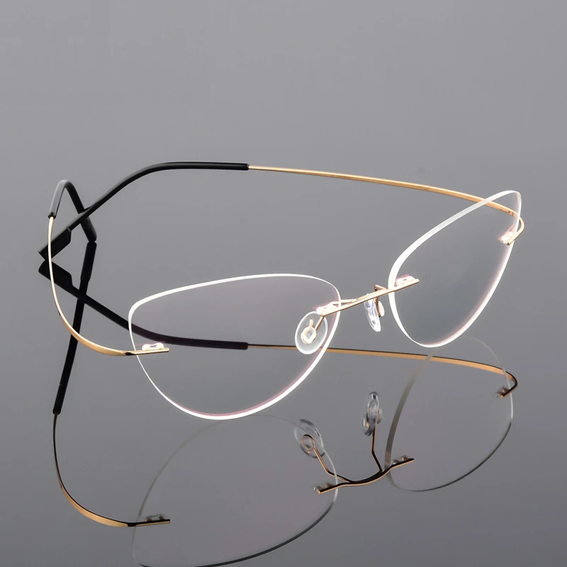 Очки Zilead Без Оправы унисекс складные светильник кошачий глаз|Мужские очки для