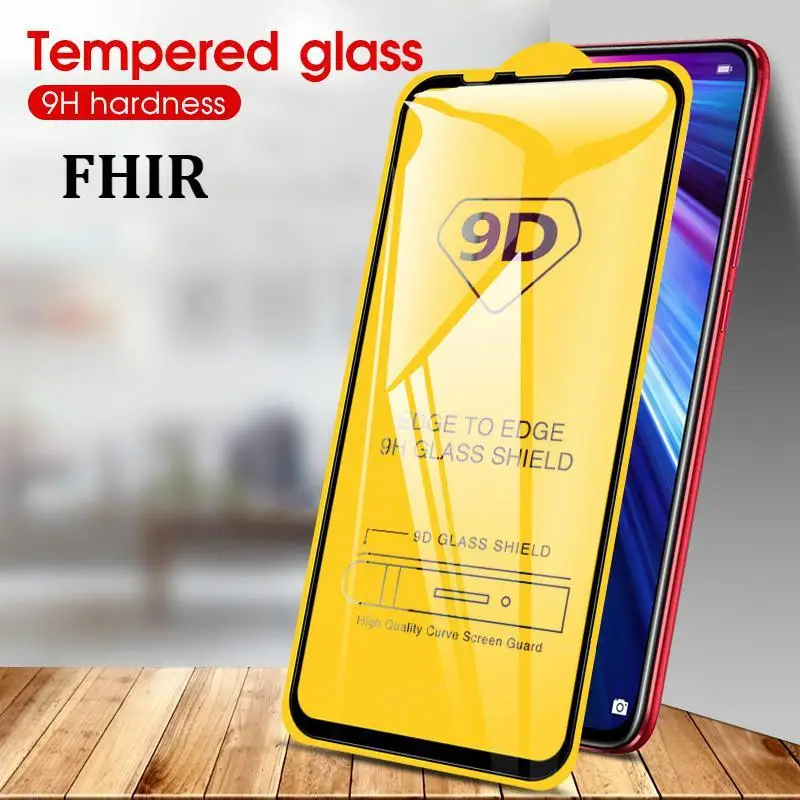 9D полное клеевое покрытие из закаленного стекла для huawei P40 Lite Nova 5T 6 Защита экрана
