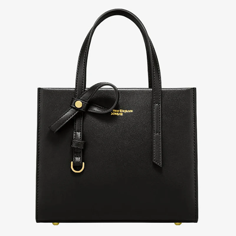 

New Women Genuine Leather Shoulder Bags All-match Commute Totes Shopping Messanger Crossbody Bag Solid Color Handbag Wholesale