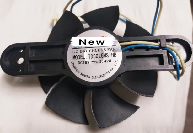 

For Emacro TD8025HS-HB DC 18V 3.42W 2-Wire Server Cooling Fan