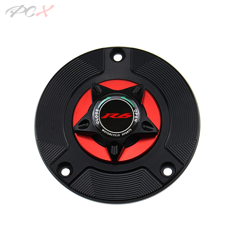 Логотип R6 аксессуары для мотоциклов крышка топливного бака с ЧПУ алюминиевая YAMAHA