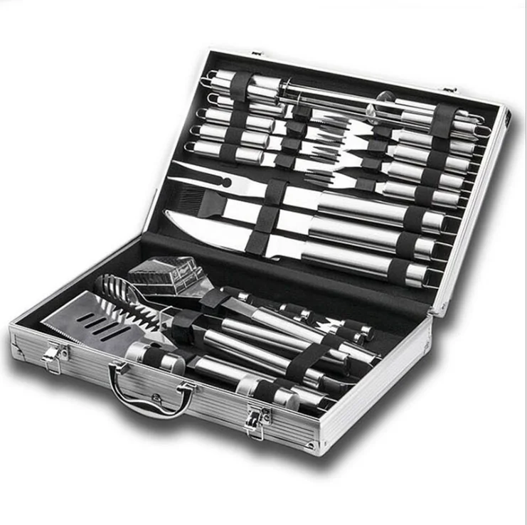 GH 26 шт. набор инструментов для барбекю из нержавеющей стали принадлежности гриля