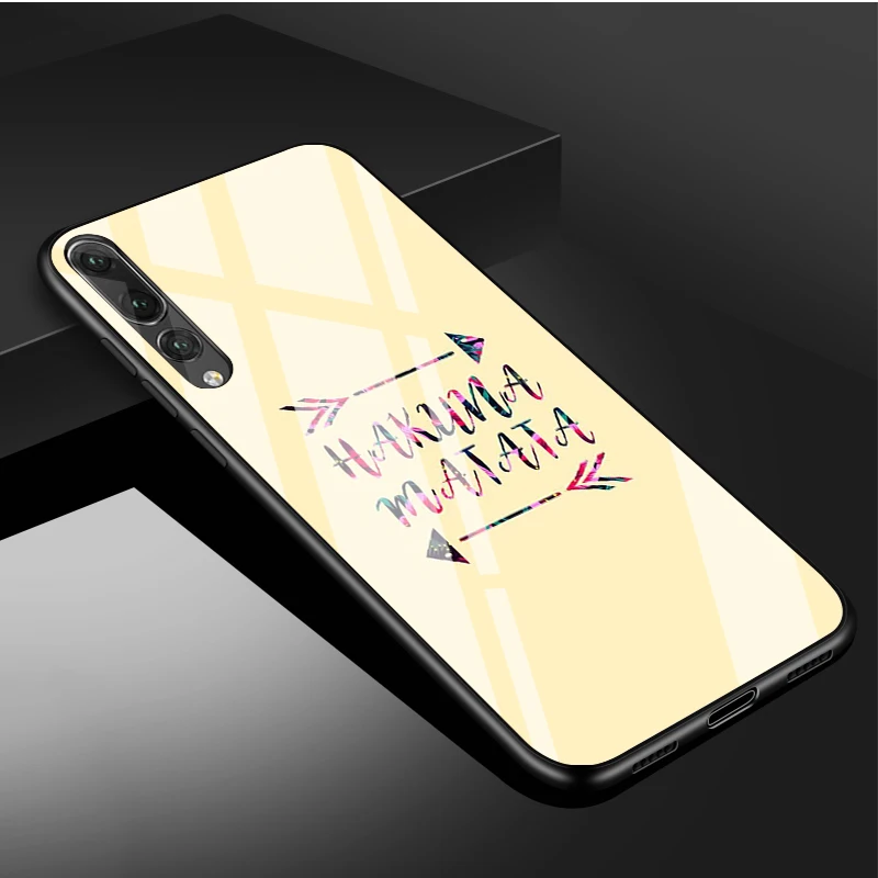 Чехол из закаленного стекла для Huawei P30 P40 P20 Lite Pro P smart 2019 Mate 20 30 | Мобильные телефоны