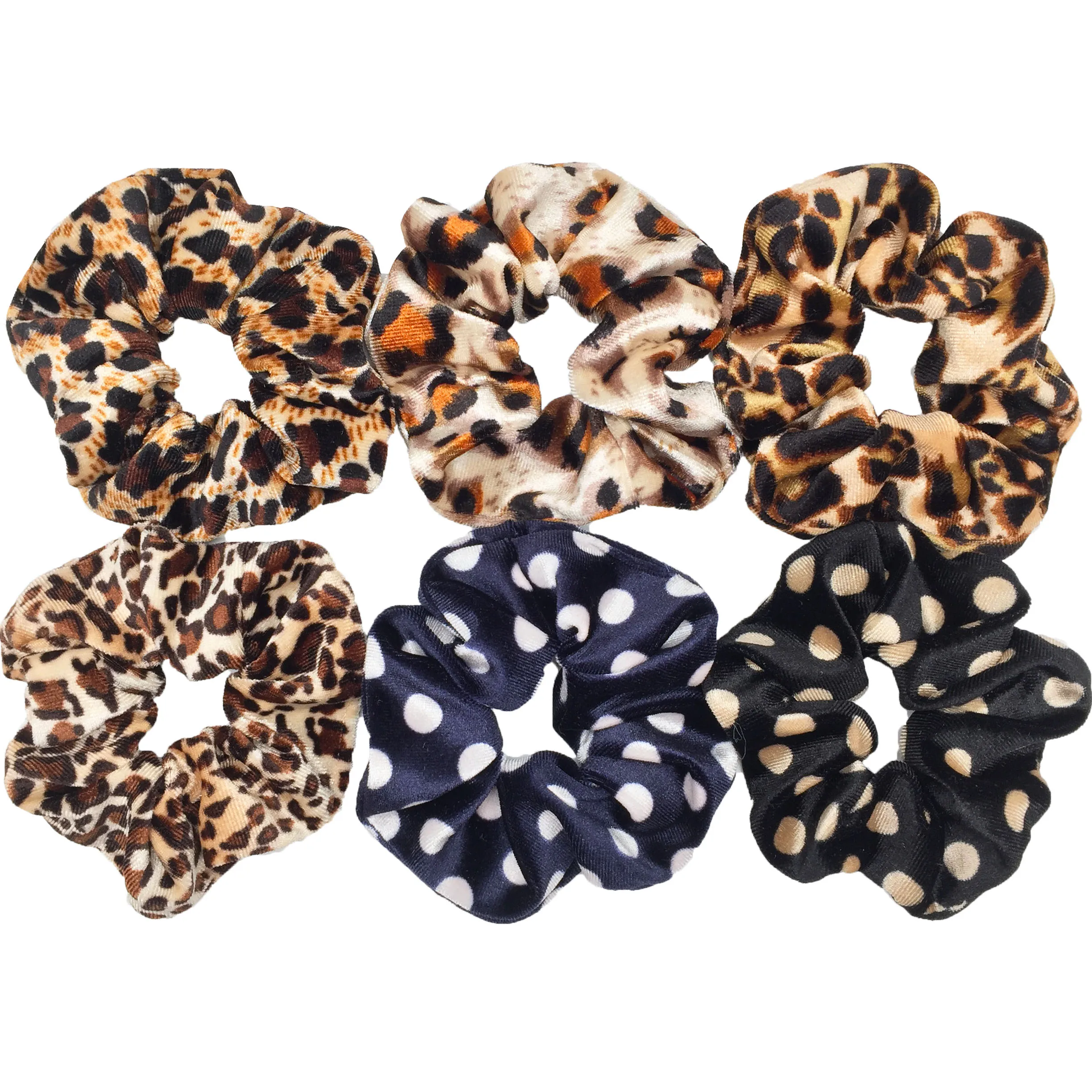 6 шт./Лот Новое поступление женские бархатные резинки для волос заколка