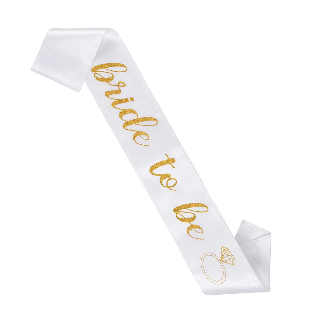 6 шт. короткий пояс для невесты королевы Горячая мама команда девичник лента