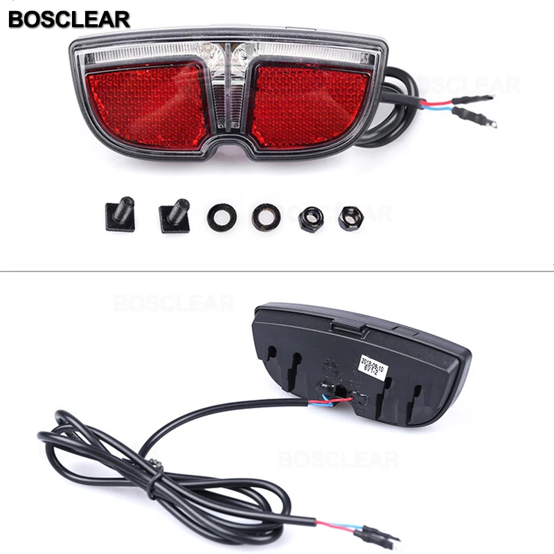 Electric Bike Bicycle Taillight Mountain Brake Indicator LED Rear Tail Light Warning Lamp Safety Night Cycling Accessory |