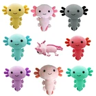 Новинка 30 см Kawaii Axolotl плюшевая игрушка мультфильм милые животные мягкие плюшевые куклы для детей на день рождения