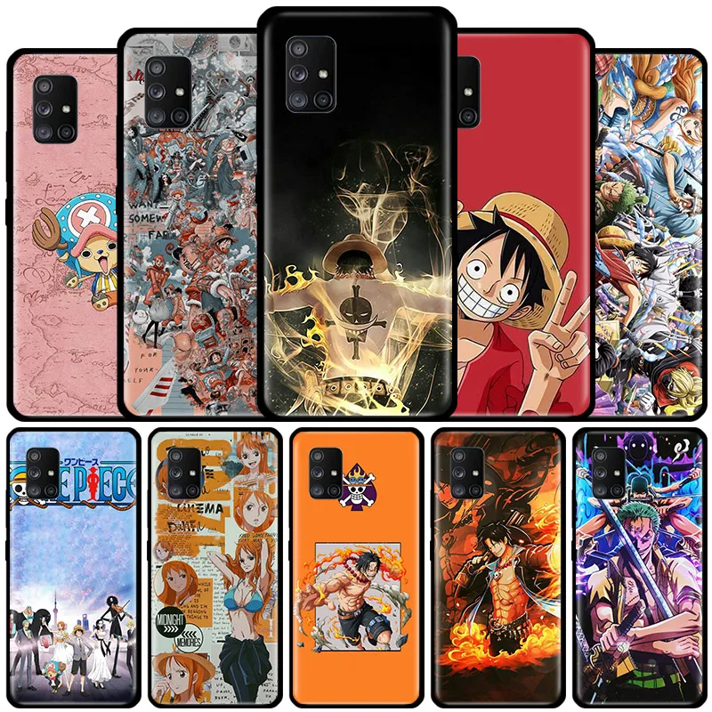 

one piece zoro luffy anime Phone Case for Samsung Galaxy A51 A71 A21s A31 A41 M31 A11 M51 A12 M31s A01 A91 M11 A42 A32 5G Cover