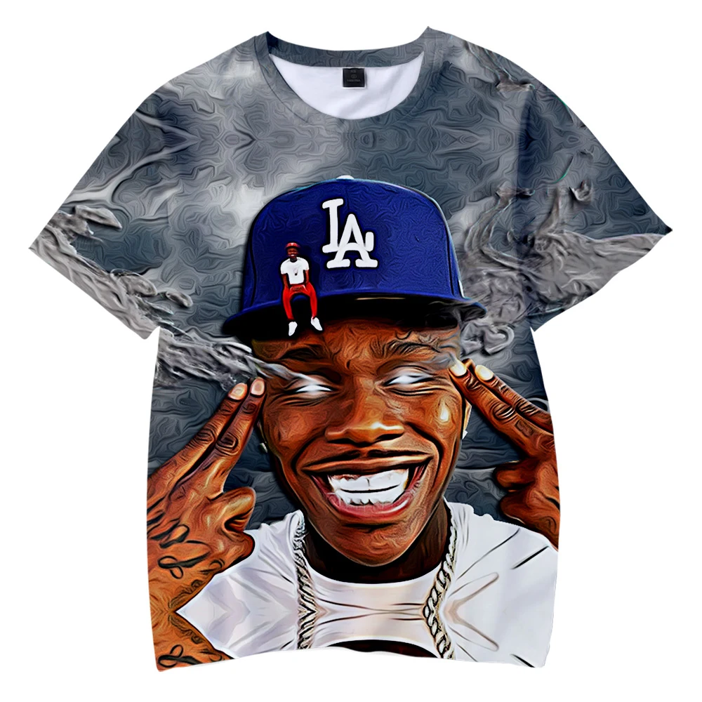 

2021 New Rapper Dababy 3D Printed T-Shirt Unisex Fashion Casual Popular Harajuku Streetwear Short Sleeve Oversize Tops