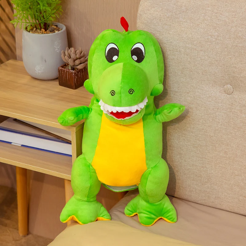 60cm Large Soft Doll Cute Animal Hand Puppet Children Theater Performance Props Scary Dinosaur Panda Plush Toys Kids Gift | Игрушки и