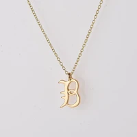 1 charm usa alphabet name initial letter b monogram america 26 english word letter family name sign pendant necklace jewelry