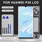 Catteny 5,5-дюймовый дисплей  L29 L04 для Huawei P30, ЖК-дисплей с сенсорной панелью, дигитайзер в сборе с рамкой, бесплатная доставка
