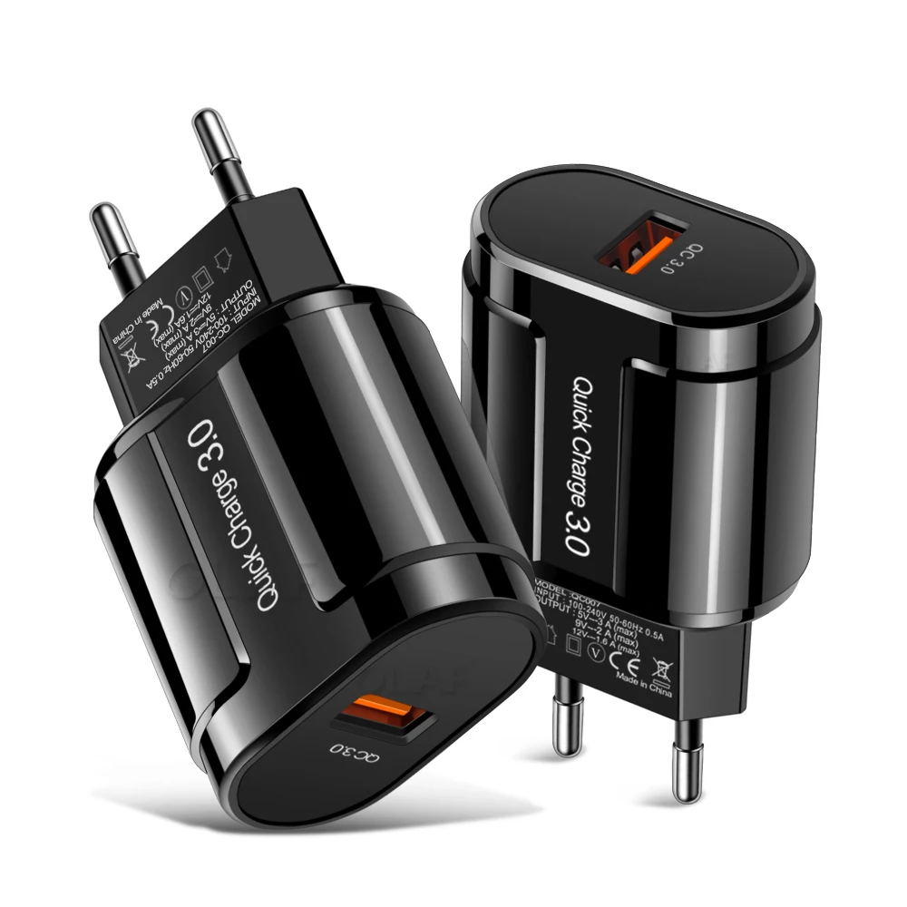 OLAF 18 Вт USB зарядное устройство для iPhone быстрое зарядное устройство 3,0 настенное зарядное устройство для huawei 3A QC 4,0 мобильный телефон Быстрый адаптер для samsung A70 S7