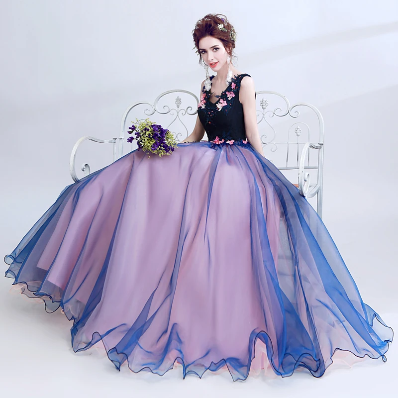 Новинка темно-синие длинные кружевные летние женские платья для девочек