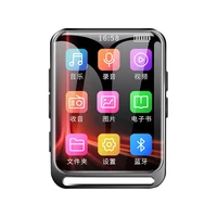 2 4 full touch screen mp3 music player in microphone mp4 bt player with picture browsing recording e book function 400mah