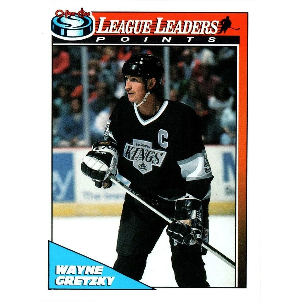 O-Pee-Chee 1991 Коллекционная хоккейная карточка №257 Wayne Gretzky |