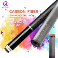 konllen billiard carbon fiber pool cue stick real inlay carbon energy technology leather grip billiards cue stick kit