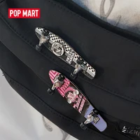 pop mart skullpanda hypepanda ido trainee finger skateboard pin badge kawaii figure gift kid toy free shipping
