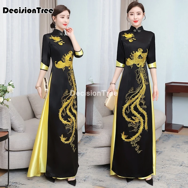 Традиционное китайское платье Ципао 2021 элегантные китайские платья сексуальное