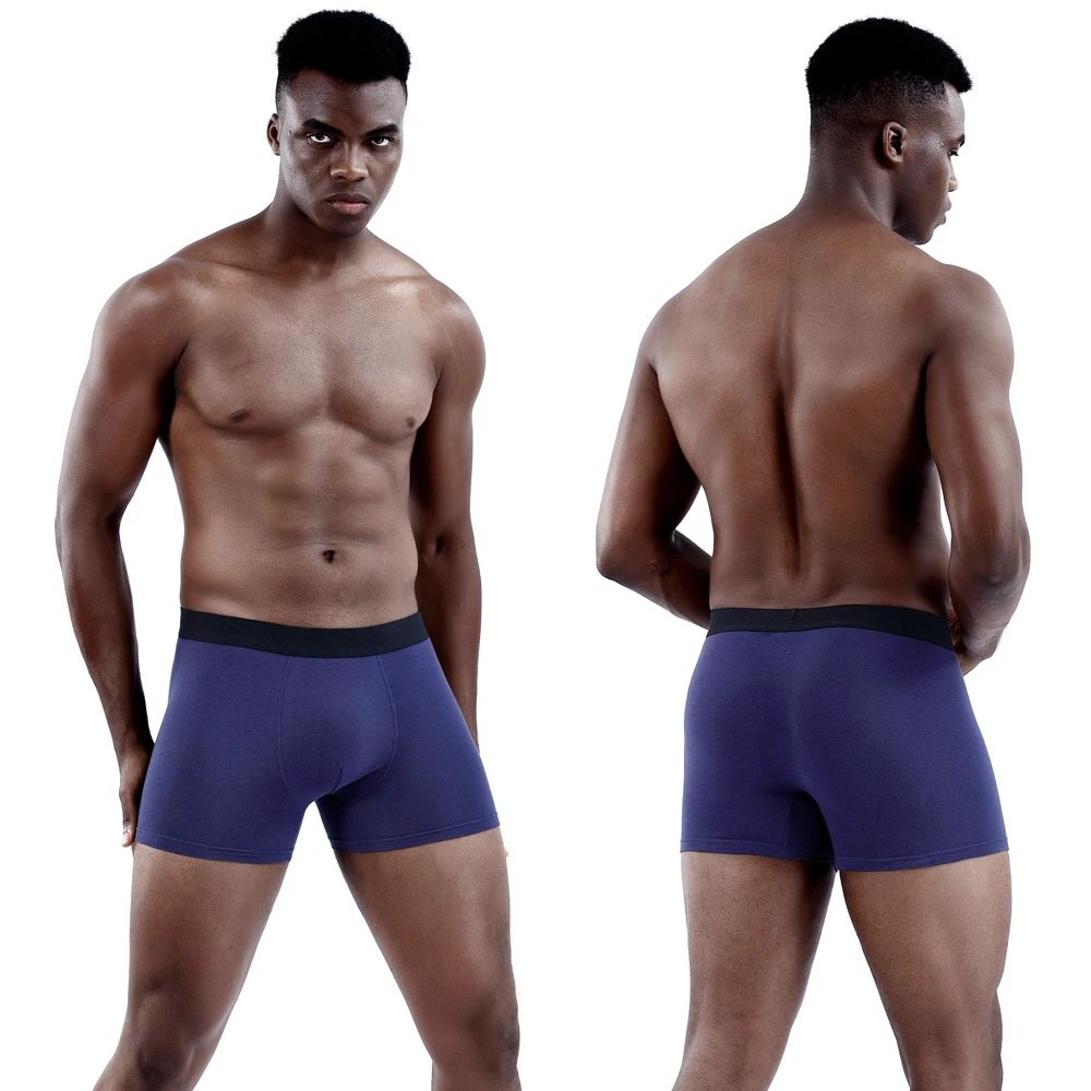 Мужское нижнее белье сексуальные мужские боксеры из искусственного хлопка