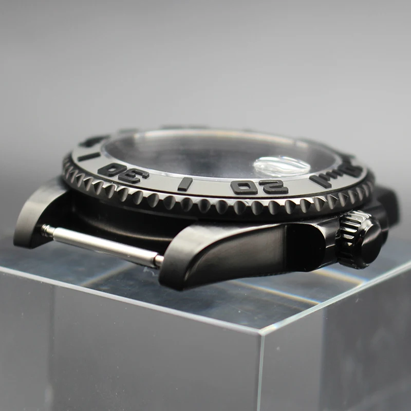 40mm Case Men's Watch Stainless Steel Sapphire Glass Submariner Fit seiko nh35 nh36 eta 2824 miyota 8215 Movement 28.5mm dial