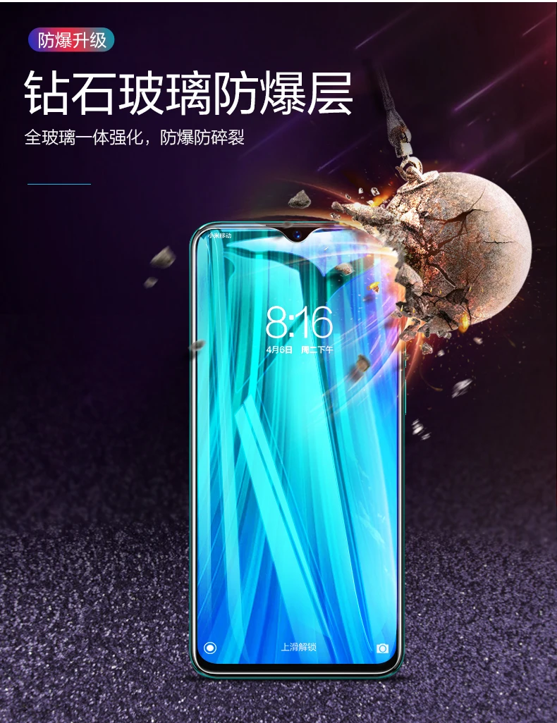 3 шт HD черное закаленное стекло для Xiaomi Redmi Note 8 7 6 5 8 Pro 5A 6 Защита экрана для Redmi K20 Mi9T Защитная стеклянная пленка