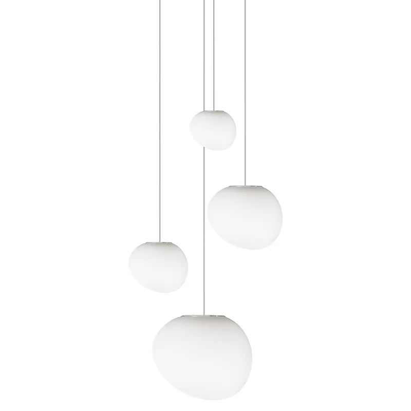 

Modern Chandeliers Italy Foscarini Gregg hanging Lamp Globe Glass Egg Hanglamp Living Dining Room Kitchen Lighting Fixture
