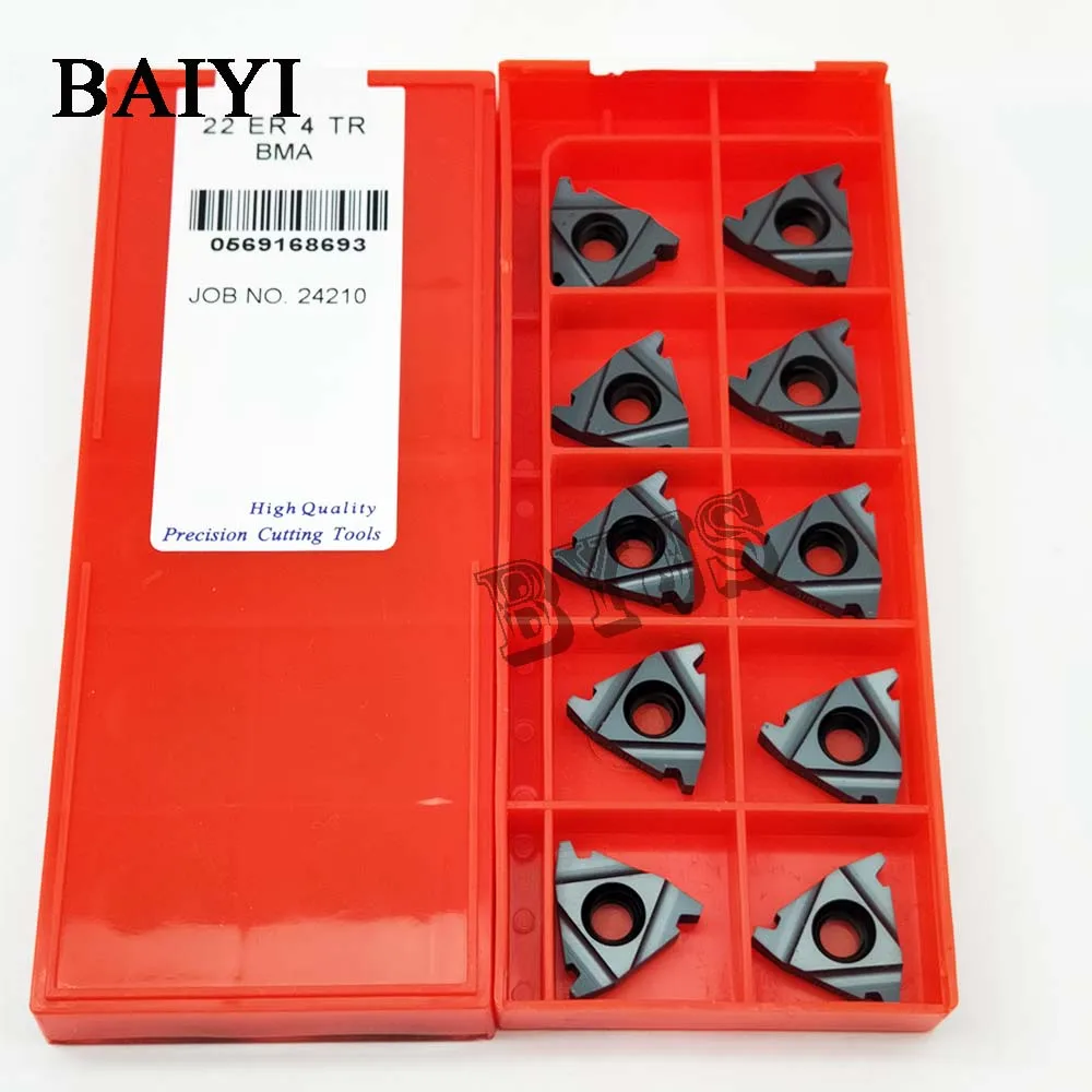 Карбидные резьбонарезные вставки 22ER 4TR BMA для токарного станка внутренняя