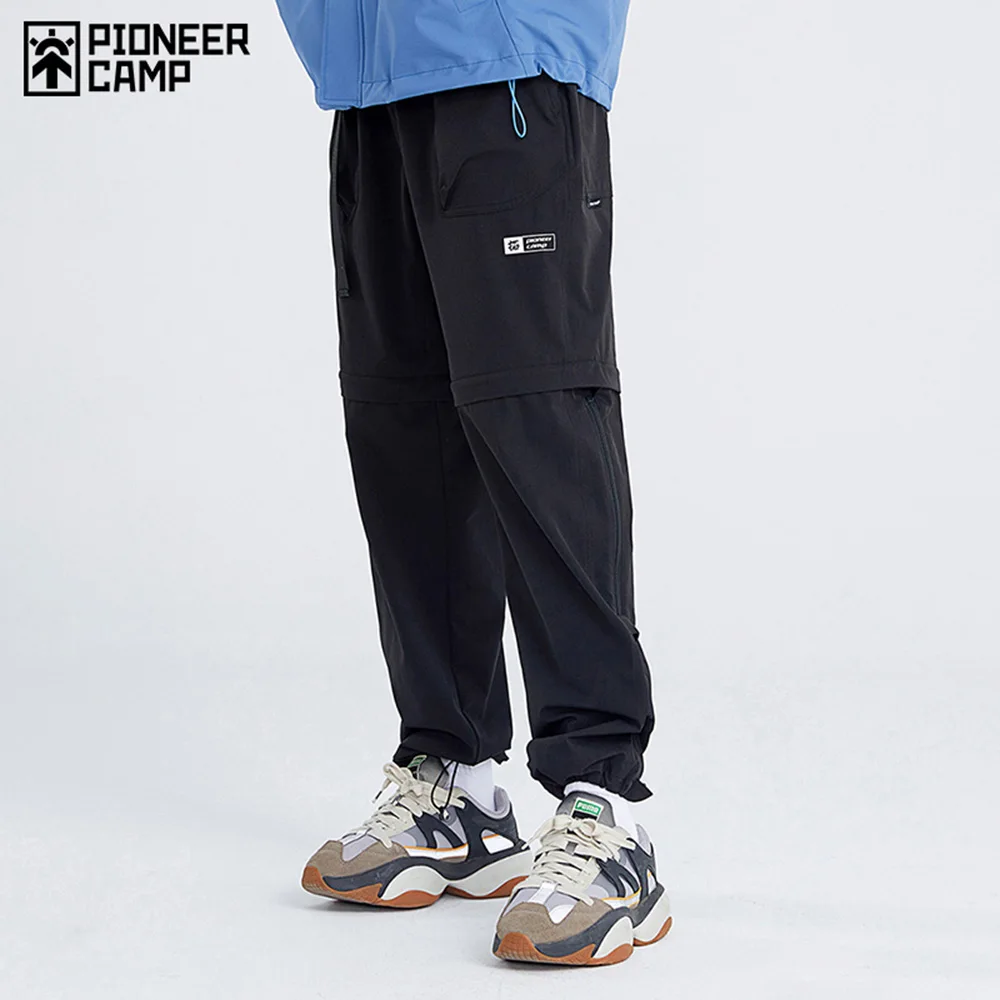 

Pioneer Camp New Convertible Hiking Pants Men Multi-Pockets Fashion Outdoor Trousers Male XHX102078