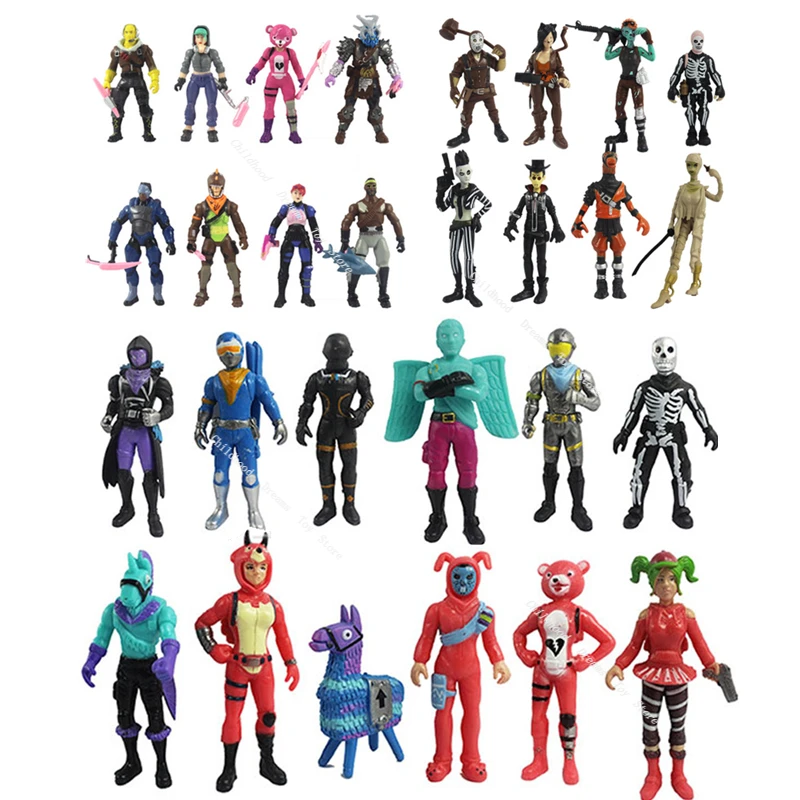 

10-15cm Fortnite Toy Game Anime Figure Model Toys Second Generation Toy Doll with Weapon Series Kids Christmas Toy Birthday Gift