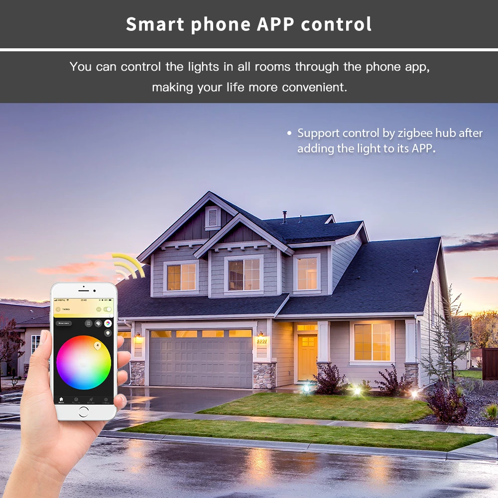Gledopto Smart Zigbee 12 Вт RGBCCT садовая лампа ландшафтный светильник для улицы с