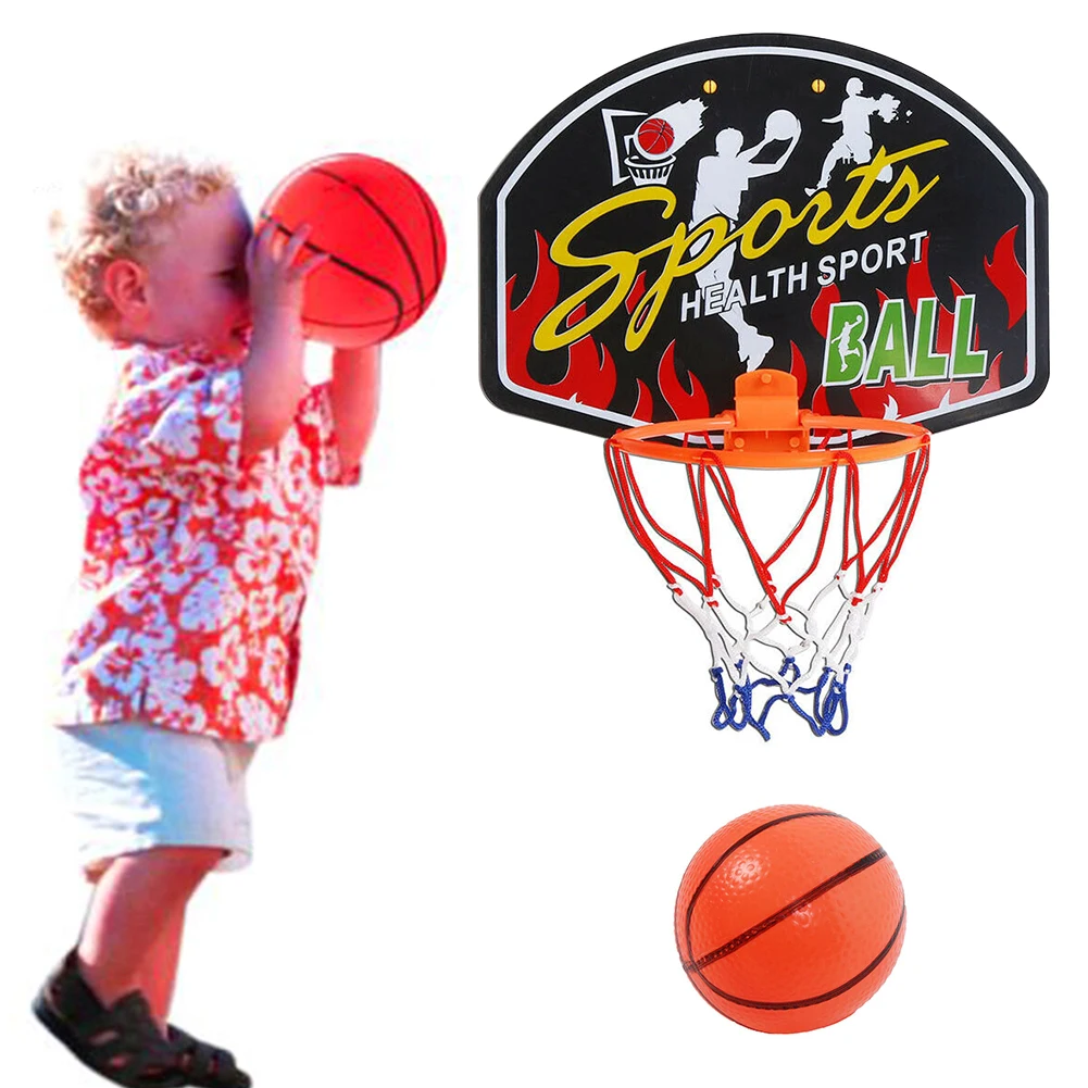 Игрушка с мячом баскетбольное кольцо прочный игра двери безопасный дом цель