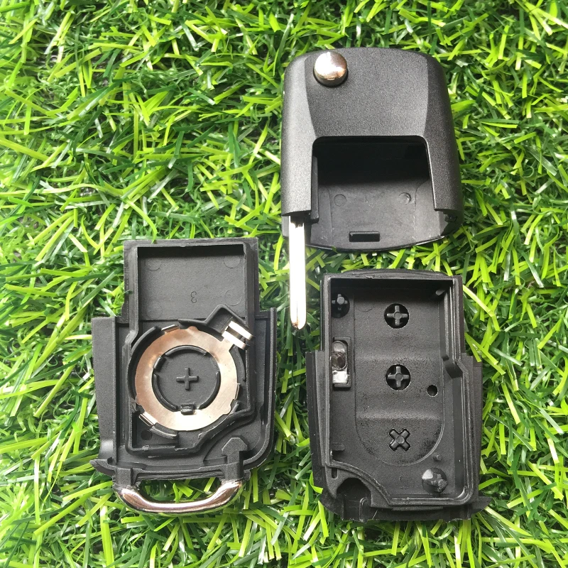 Складной чехол для ключа с 3 кнопками VW Volkswagen Golf 4 5 Polo Touran Skoda Passat B5 B6 10 шт.|Ключ от