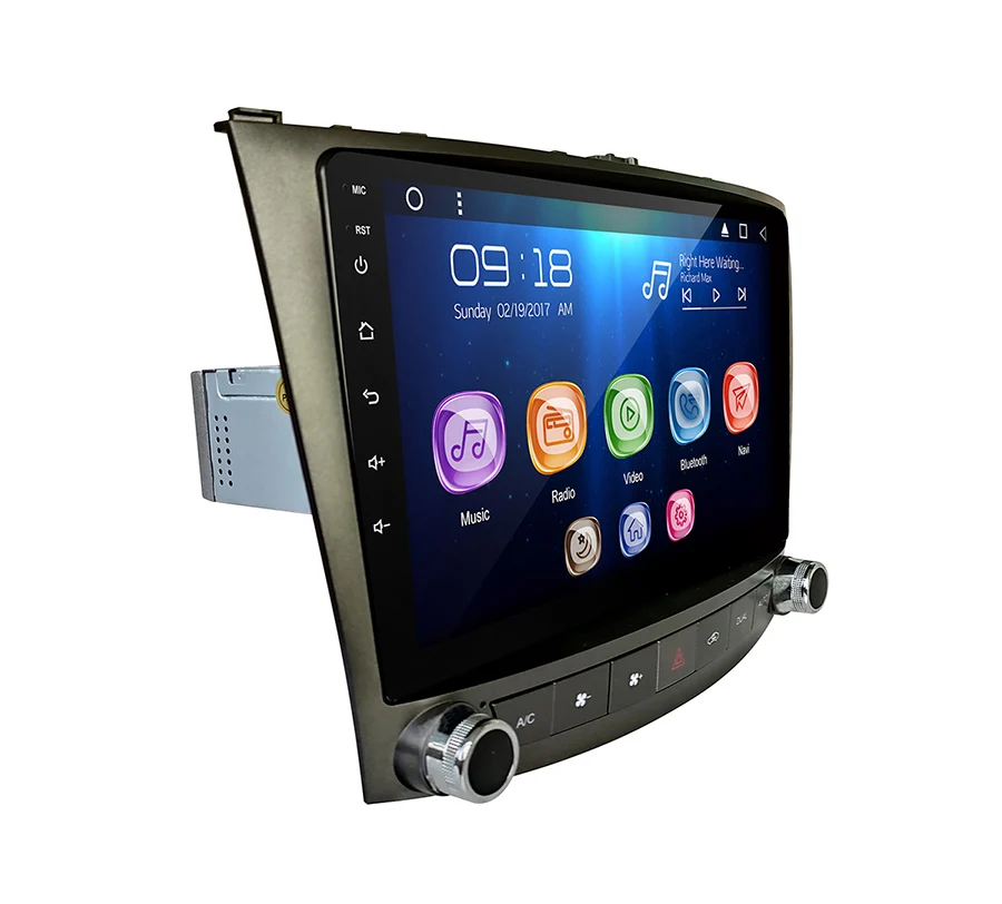 Автомобильный мультимедийный экран 10 1 дюйма Android 9 0 Восьмиядерный процессор ОЗУ 2