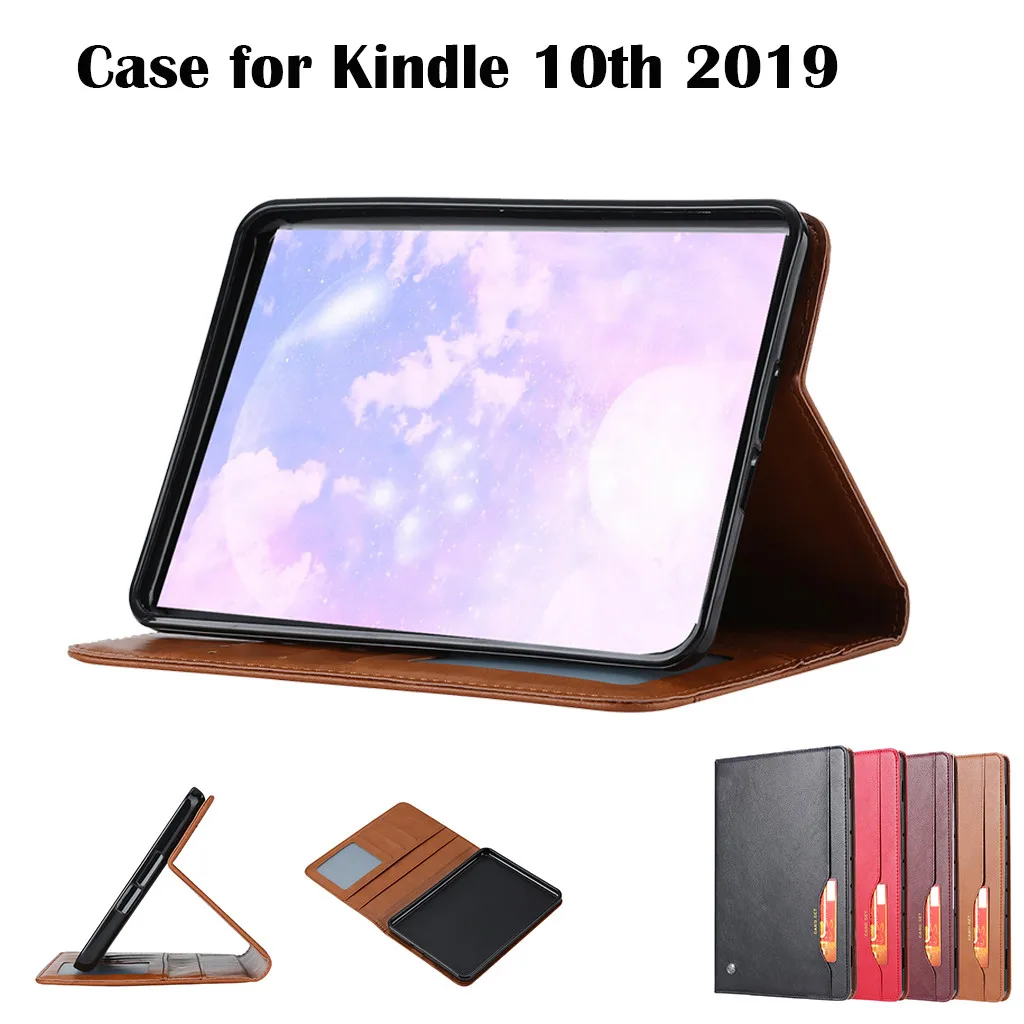 Высокое качество PU кожаный складной Стенд защитный чехол с отделением для карт