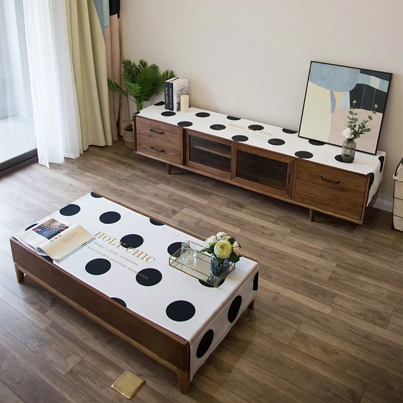 Стильная симпатичная Водонепроницаемая Скатерть льняная и хлопковая