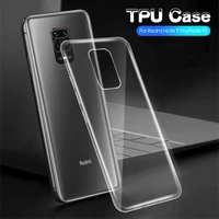 Xiomi Reami Note Pro Case Cover Transparent TPU Soft Silicone Cover For Xiaomi Redmi Note Pro Max 10s Phone Case