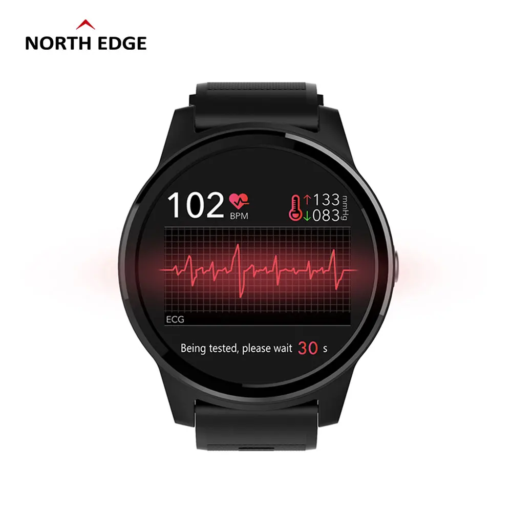 Умные часы North Edge Keep E101 EGG & PPG спортивные с монитором сердечного ритма Bluetooth IP67