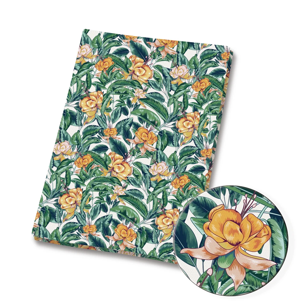 

Flowers Fabric140*50cm Handmade Sewing Patchwork Quilting Baby Dress Home Sheet Printed Fabric Fabric Sewing Kids Fabric
